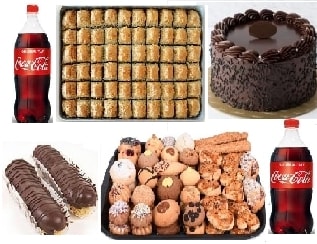 Özel Gün Menüsü Pasta Baklava Ekler ve Kuru Pasta Avantaj Paketi